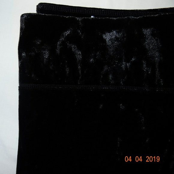 Black Velvet Skinny Pants - Picture 3 of 4